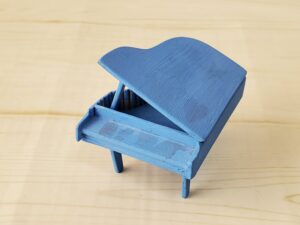 ミニチュアピアノ,ハンドメイドピアノ,miniature_piano_blue